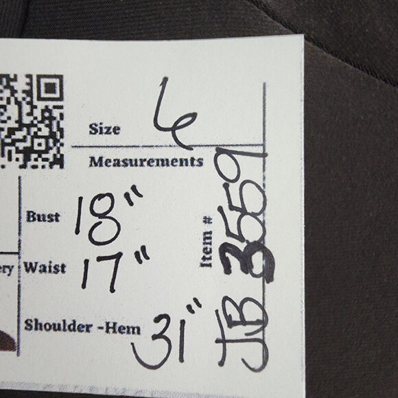 Simpli Brown Zip Up Long Jacket Size 6 - Picture 8 of 8